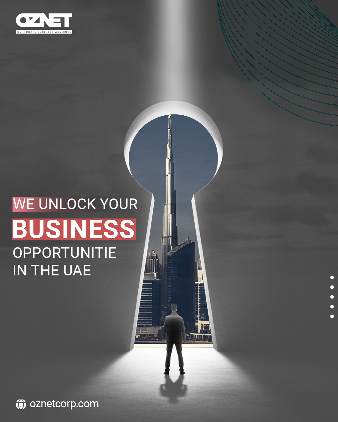Oznet Corporate Business Advisors - Visual Identity & Campaign Design