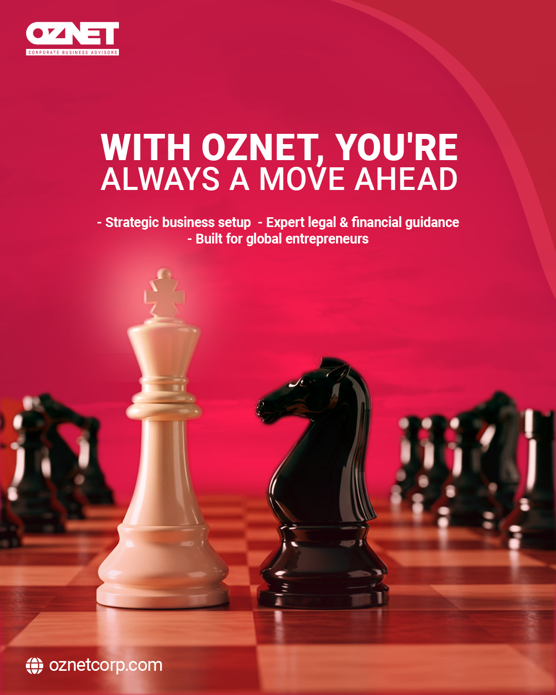 Oznet Corporate Business Advisors - Visual Identity & Campaign Design